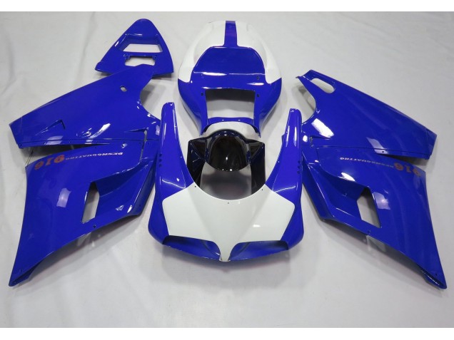 1993-2005 Gloss Blue & White Ducati Ducati 996 748 916 998 Motorcycle Fairing 1993-2005 Gloss Blue & White Ducati Ducati 996 748 916 998 Motorcycle Fairing