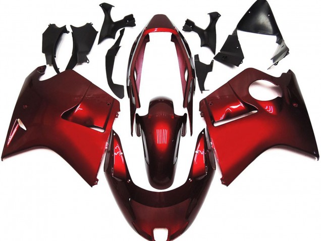 1996-2007 Deep Vibrant Red Honda CBR1100XX Motorcycle Fairing