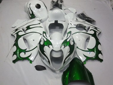 1997-2007 Blue and Orange Suzuki GSXR 1300 Hayabusa Motorcycle Fairing