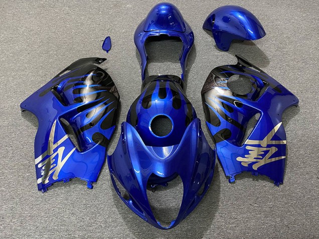 1997-2007 Deep Blue and Black Suzuki GSXR 1300 Hayabusa Motorcycle Fairing