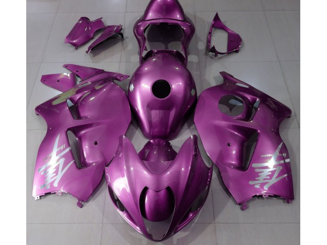 1997-2007 Gloss Pink & Silver Logo Suzuki GSXR 1300 Hayabusa Motorcycle Fairing