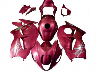 1997-2007 Gloss Red & Silver Logo Suzuki GSXR 1300 Hayabusa Motorcycle Fairing