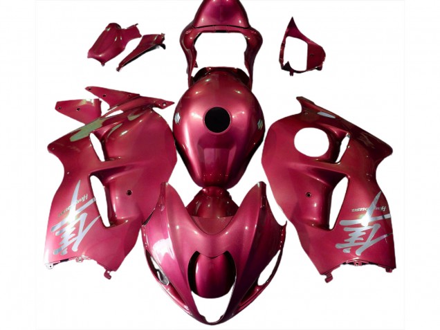 1997-2007 Gloss Red & Silver Logo Suzuki GSXR 1300 Hayabusa Motorcycle Fairing