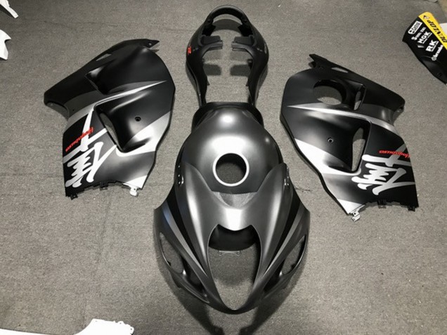1997-2007 Matte Silver / Black Suzuki GSXR 1300 Hayabusa Motorcycle Fairing 1997-2007 Matte Silver / Black Suzuki GSXR 1300 Hayabusa Motorcycle Fairing