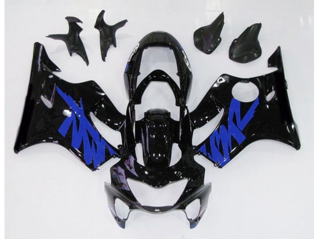 1999-2000 Gloss Black & Blue Honda CBR600 F4 Motorcycle Fairing 1999-2000 Gloss Black & Blue Honda CBR600 F4 Motorcycle Fairing