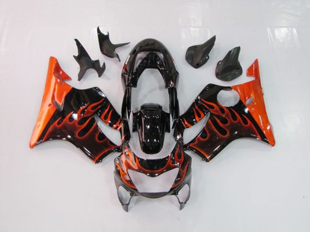 1999-2000 Orange Flame Honda CBR600 F4 Motorcycle Fairing