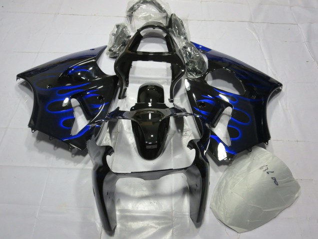 2000-2002 Blue Flame Kawasaki ZX6R Motorcycle Fairing 2000-2002 Blue Flame Kawasaki ZX6R Motorcycle Fairing