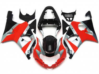 2000-2002 Gloss Red OEM style Kit Suzuki GSXR 1000 Motorcycle Fairing