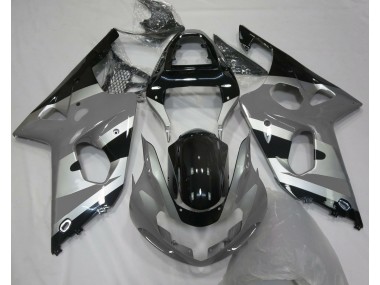 2000-2002 Grey Silver OEM Style Suzuki GSXR 1000 Motorcycle Fairing