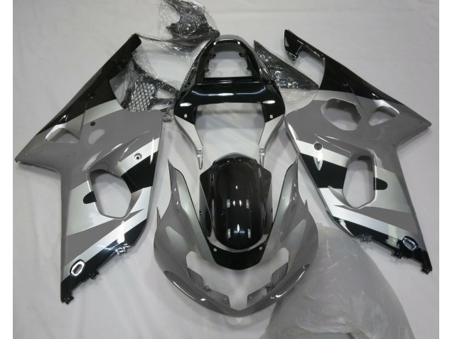 2000-2002 Grey Silver OEM Style Suzuki GSXR 1000 Motorcycle Fairing