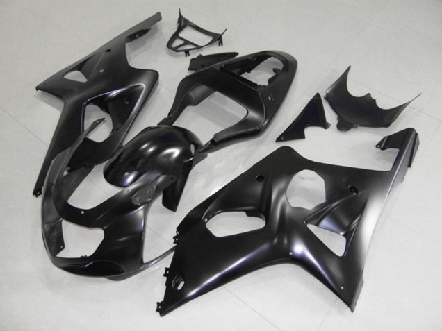 2000-2002 Matte Black Suzuki GSXR 1000 Motorcycle Fairing