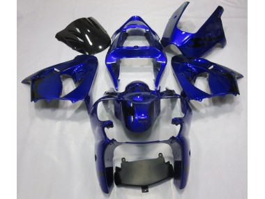 2000-2002 Metallic Blue Kawasaki ZX6R Motorcycle Fairing