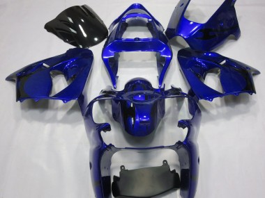2000-2002 Metallic Blue Kawasaki ZX6R Motorcycle Fairing