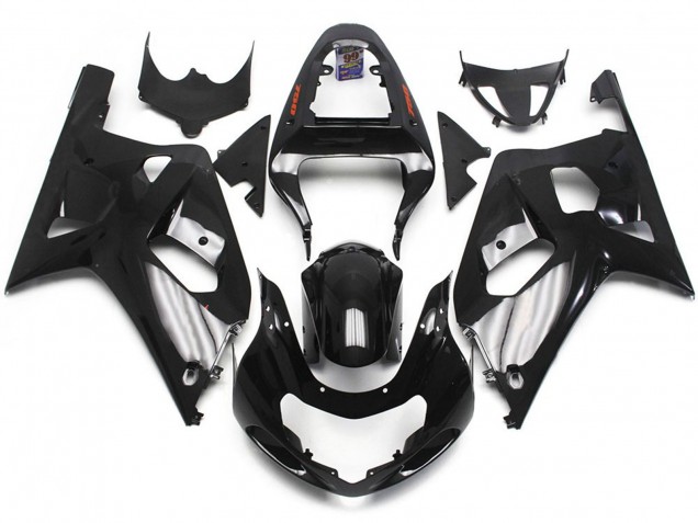2001-2003 Gloss Black Suzuki GSXR 600-750 Motorcycle Fairing