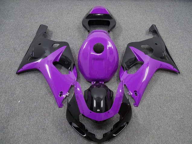 2001-2003 Gloss Purple and Black Suzuki GSXR 600-750 Motorcycle Fairing 2001-2003 Gloss Purple and Black Suzuki GSXR 600-750 Motorcycle Fairing