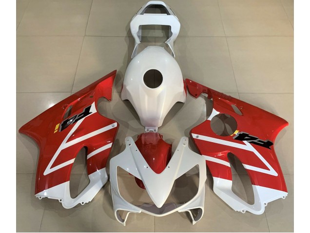 2001-2003 Gloss White and Red Honda CBR600 F4i Motorcycle Fairing 2001-2003 Gloss White and Red Honda CBR600 F4i Motorcycle Fairing