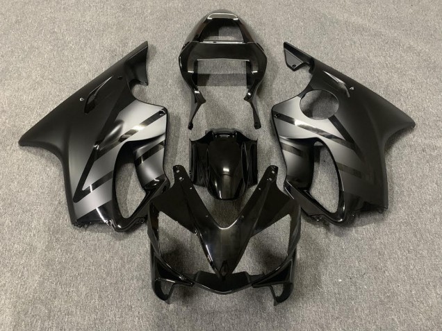 2001-2003 Matte and Gloss Black Honda CBR600 F4i Motorcycle Fairing
