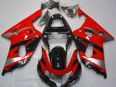 2001-2003 Red OEM Style Suzuki GSXR 600-750 Motorcycle Fairing