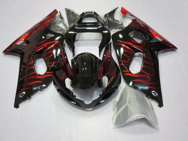2001-2003 Yellow Jordan Suzuki GSXR 600-750 Motorcycle Fairing