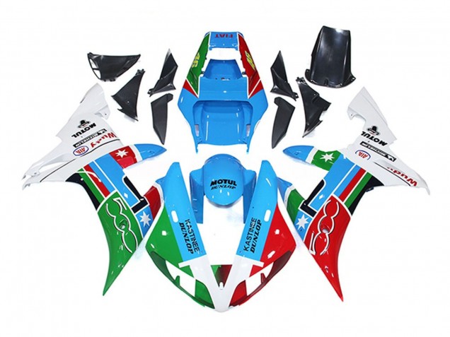 2002-2003 500 Light Blue Yamaha R1 Motorcycle Fairing