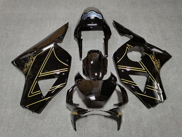 2002-2003 Gloss Black & Gold Honda CBR954RR Motorcycle Fairing 2002-2003 Gloss Black & Gold Honda CBR954RR Motorcycle Fairing