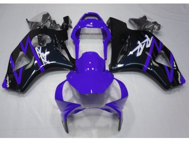 2002-2003 Gloss Black and Purple Honda CBR954RR Motorcycle Fairing