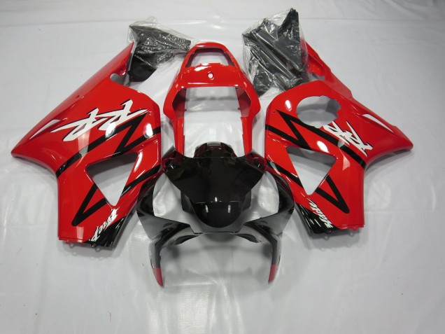 2002-2003 Gloss Red and Black Honda CBR954RR Motorcycle Fairing 2002-2003 Gloss Red and Black Honda CBR954RR Motorcycle Fairing