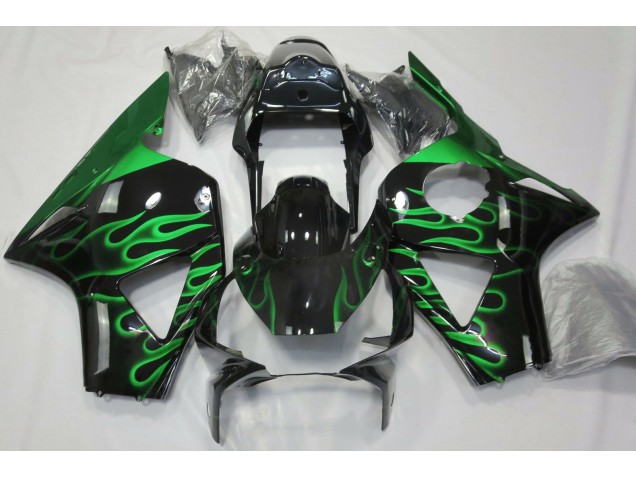 2002-2003 Green Flame Honda CBR954RR Motorcycle Fairing