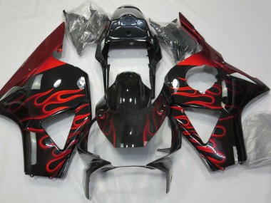 2002-2003 Red Flame Honda CBR954RR Motorcycle Fairing