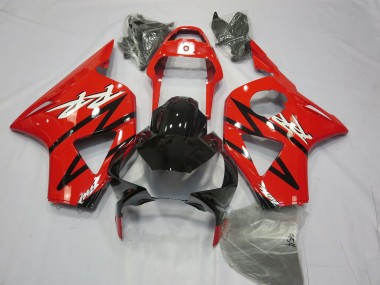 2002-2003 Red and Black No.2 Honda CBR954RR Motorcycle Fairing