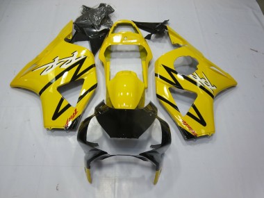 2002-2003 Reverse Yellow and Black Honda CBR954RR Motorcycle Fairing