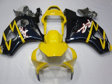 2002-2003 Yellow Black Honda CBR954RR Motorcycle Fairing