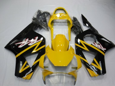 2002-2003 Yellow and Black Honda CBR954RR Motorcycle Fairing