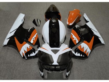 2002-2005 Orange Shark Kawasaki ZX12R Motorcycle Fairing