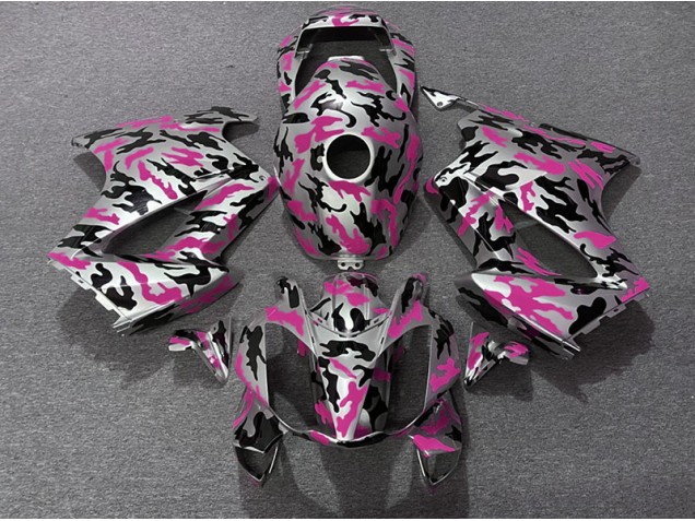2002-2012 Pink Camo Honda VFR800 Motorcycle Fairing