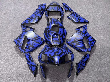 2003-2004 Blue Camo Honda CBR600RR Motorcycle Fairing