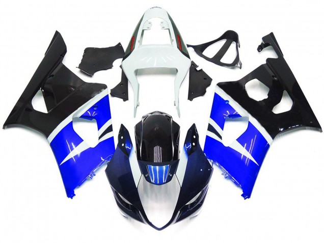 2003-2004 Blue and Gloss Black Custom Style Suzuki GSXR 1000 Motorcycle Fairing 2003-2004 Blue and Gloss Black Custom Style Suzuki GSXR 1000 Motorcycle Fairing