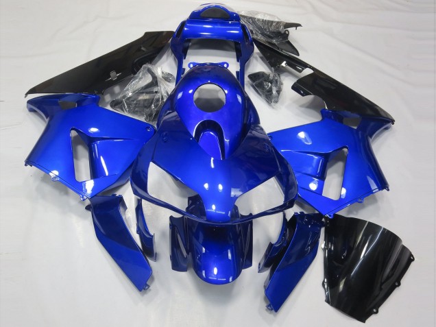 2003-2004 Gloss Blue and Black Honda CBR600RR Motorcycle Fairing