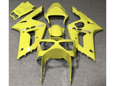 2003-2004 Gloss Yellow Kawasaki ZX6R Motorcycle Fairing