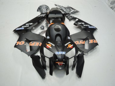 2003-2004 Matte Black Repsol Honda CBR600RR Motorcycle Fairing