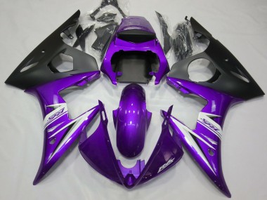 2003-2004 Purple & White Yamaha R6 Motorcycle Fairing