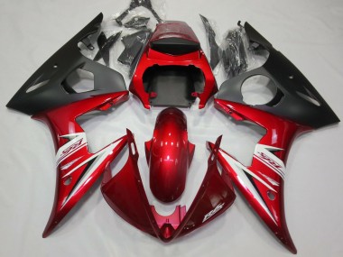 2003-2004 Red & White Yamaha R6 Motorcycle Fairing