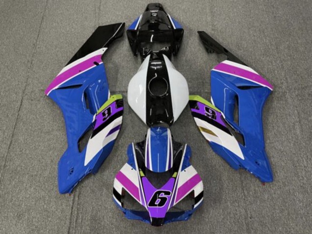 2004-2005 Blue 6 Honda CBR1000RR Motorcycle Fairing 2004-2005 Blue 6 Honda CBR1000RR Motorcycle Fairing