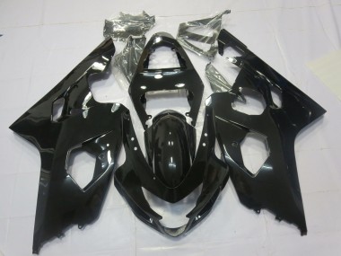 2004-2005 Gloss Black Suzuki GSXR 600-750 Motorcycle Fairing