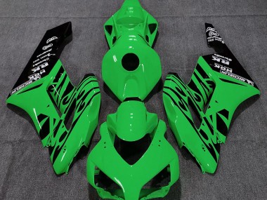 2004-2005 Gloss Green Flame Honda CBR1000RR Motorcycle Fairing