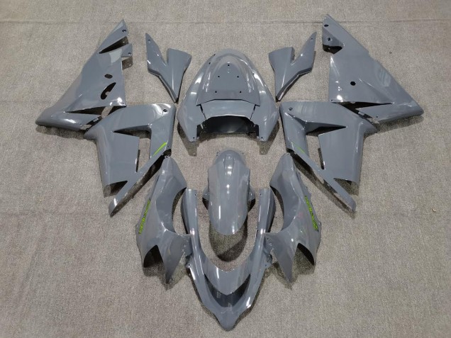 2004-2005 Gloss Grey & Green Kawasaki ZX10R Motorcycle Fairing 2004-2005 Gloss Grey & Green Kawasaki ZX10R Motorcycle Fairing