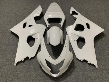 2004-2005 Gloss White Suzuki GSXR 600-750 Motorcycle Fairing