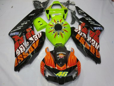 2004-2005 Lime Rossi Honda CBR1000RR Motorcycle Fairing