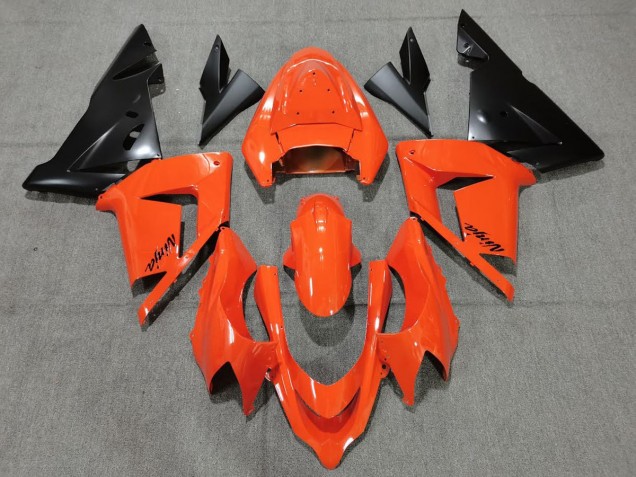 2004-2005 Orange Black Kawasaki ZX10R Motorcycle Fairing 2004-2005 Orange Black Kawasaki ZX10R Motorcycle Fairing