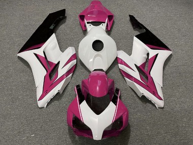2004-2005 Pink White and Gloss Black Honda CBR1000RR Motorcycle Fairing